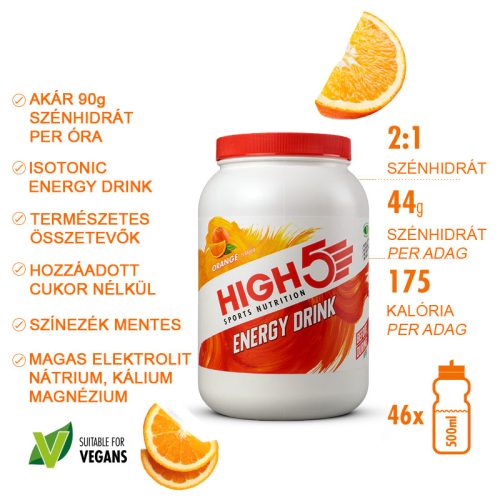 2:1 Energy Drink – Narancs 2,2kg (~46adag)
