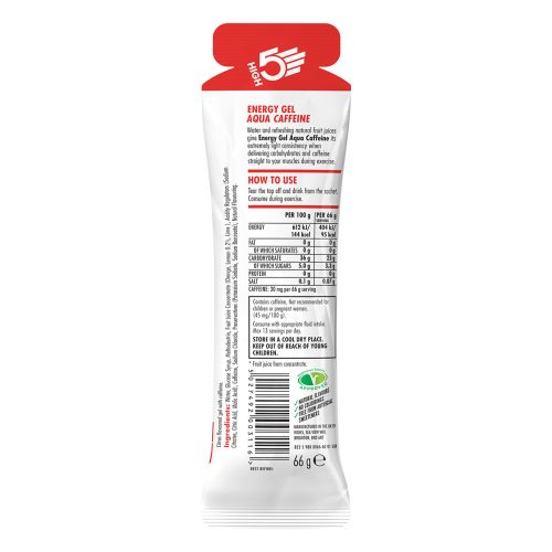 High5 Energy Gel Aqua Caffeine - Citrus 66g
