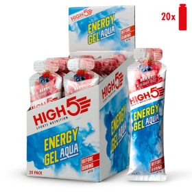 High5 Energy Gel Aqua - Málna 20x66g