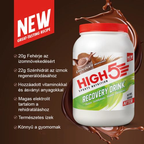 Új! Recovery Drink Csokoládé 1,6Kg (32 adag)