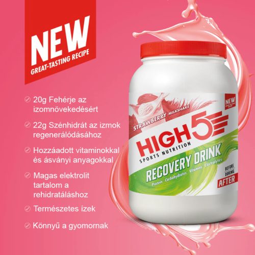 Új! Recovery Drink Nyárigyümölcs 1,6Kg (32 adag)