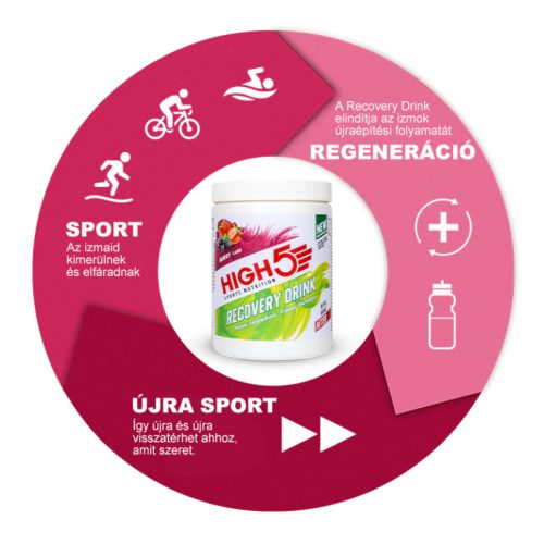 Új! Recovery Drink Nyárigyümölcs 1,6Kg (32 adag)