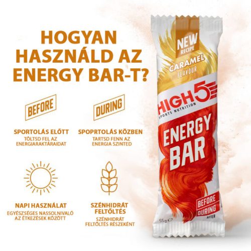 ÚJ! Energy Bar – Karamell 55g