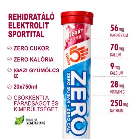 ZERO Sport Málna (20 tabletta/fiola)