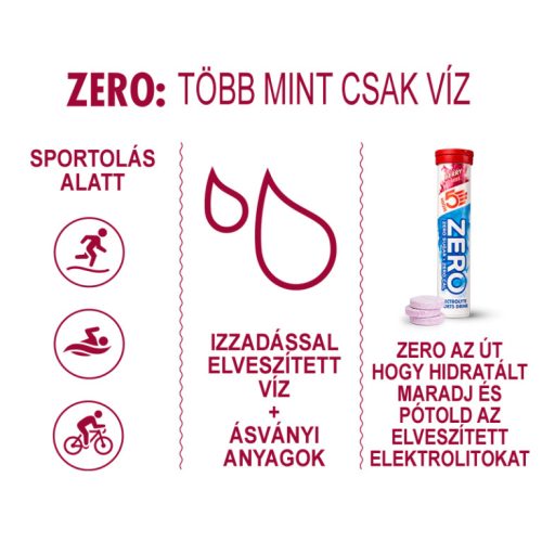 ZERO Sport Málna (20 tabletta/fiola)