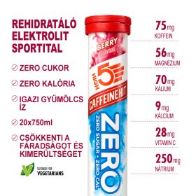 ZERO Caffeine HIT Málna (20 tabletta/fiola)