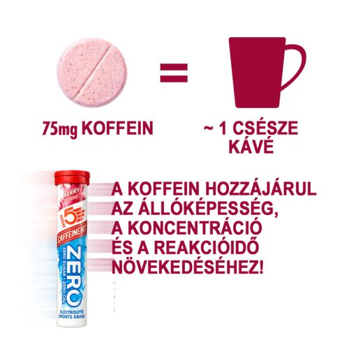 ZERO Caffeine HIT Málna (20 tabletta/fiola)